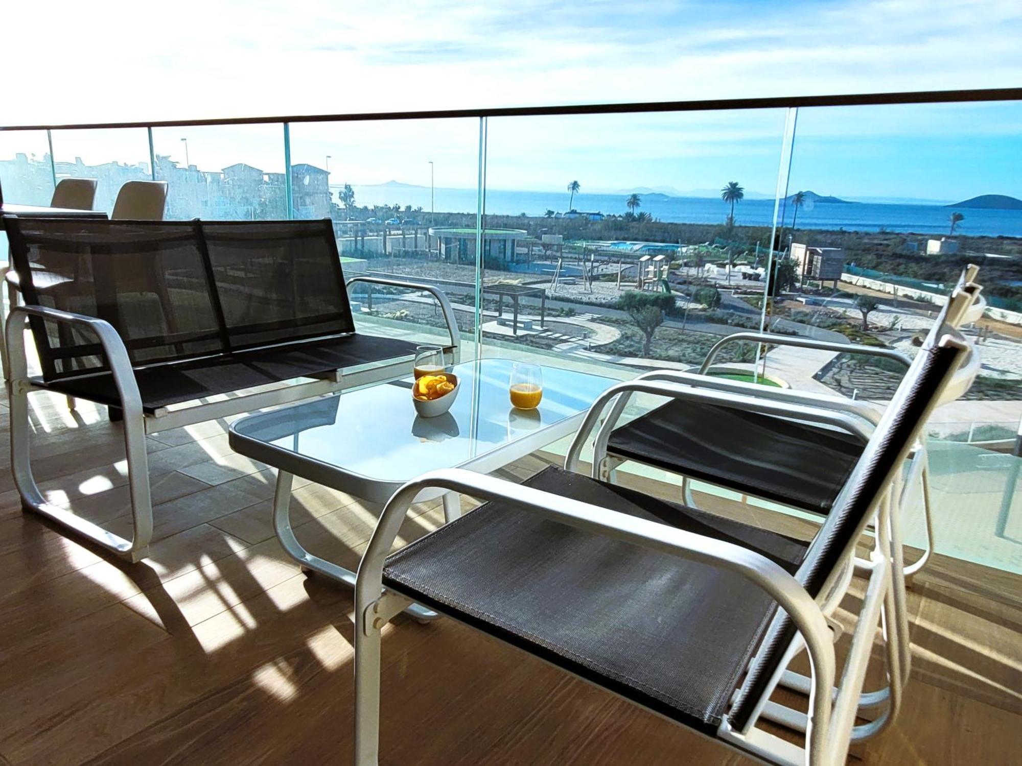 Los Flamencos Sea View Apartment Картахена Экстерьер фото